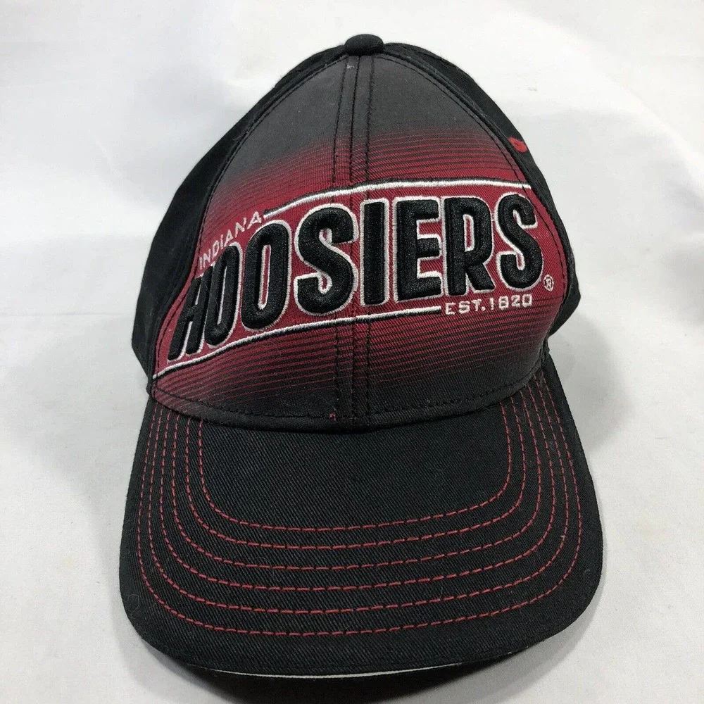 Indiana Hoosiers NCAA Hat Cap Strap Back by Signatures One Size Fits Most OSFM